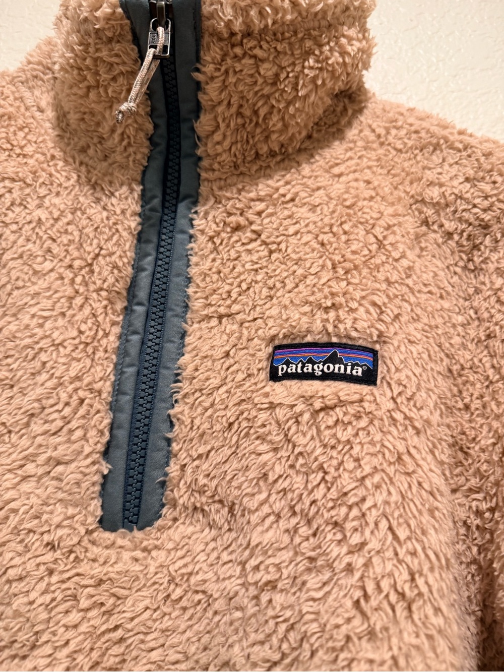 Patagonia Women’s Los Gatos 1/4 Zip Fleece Pullover Pampas Tan Size Small S - Picture 5 of 6
